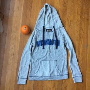 Mammoth salt and pepper sweater!